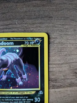 Pokemon TCG Neo Discovery Houndoom Holo Rare Card 4/75 English - Image 4