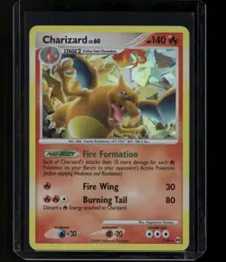 Pokemon TCG Charizard 1/99 Platinum Arceus Cracked Ice Holo MP - Image 1