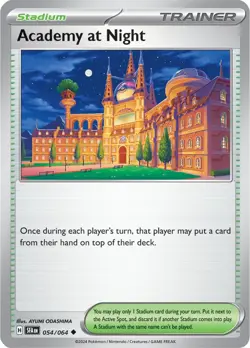 Academy at Night SFA 054/064 Pokemon SV: Shrouded Fable Uncommon Reverse Holo... - Image 1