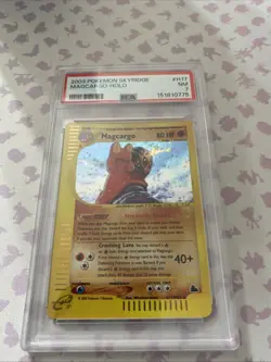 2003 Pokemon Skyridge H17 Magcargo Holo PSA 7 - Image 1
