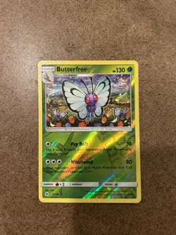 Butterfree 3/149 Rare Sun & Moon Base Set Pokemon Reverse Holo - NEAR MINT (NM) - Image 1