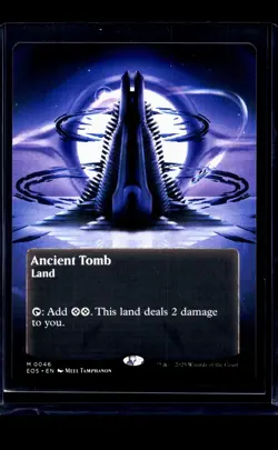 2025 MTG Magic The Gathering EOS Stellar Sights Borderless #46 Ancient Tomb - Image 1