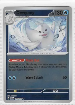 Dewgong 019/088 Rare Perfect Order Pokemon Reverse Holo Near Mint - Image 1