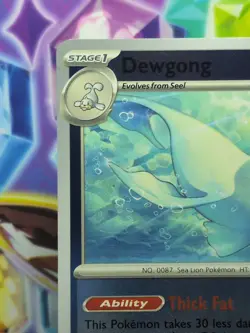 Pokemon TCG Dewgong [PFL 022/094] (Rev. Holo) EN -ME02: Phantasmal Flames- NM/M - Image 2