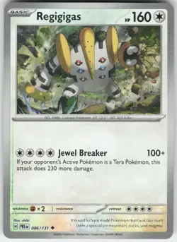 Regigigas (Poke Ball Pattern) 086/131 SV: Prismatic Evolutions Pokemon NM - Image 1