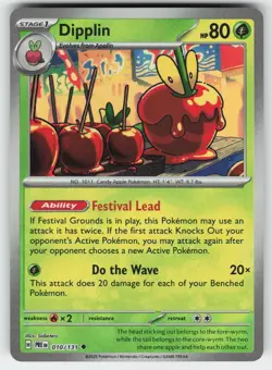 Dipplin (Poke Ball Pattern) 010/131 Holo Prismatic Evolutions Pokemon NM - Image 1