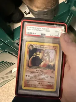 2000 Pokemon Rocket Dark Charizard Holo PSA 9 MINT - Image 1