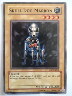 Skull Dog Marron - SOD-EN003 - Lightly Played - Yu-Gi-Oh! TCG - Image 1