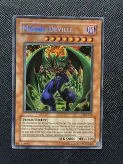 Konami Yu-Gi-Oh! Mazera DeVille AST-111 Ancient Sanctuary Unlimited Secret Holo - Image 1