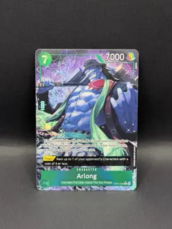 Arlong OP11-023 ALTERNATE ART FOIL A Fist Of Divine Speed One Piece English Alt - Image 2