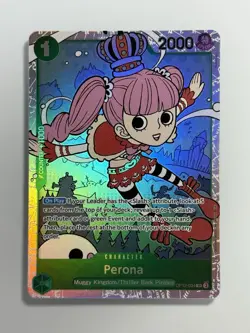 Perona OP12-034 SR Super Rare Legacy of the Master One Piece CCG - Image 1
