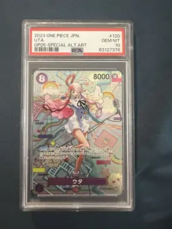2023 ONE PIECE JPN. OP05 | SPECIAL ALTERNATE ART #120 UTA PSA 10 - Image 1