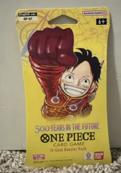 One Piece OP-07 500 Years In The Future Sleeved Blister Booster Pack - Sealed - Image 1