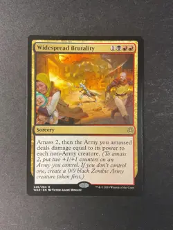 Widespread Brutality - War of the Spark - Magic the Gathering - MTG - Image 1