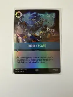 Disney Lorcana Sudden Scare Epic 219/204 Holo Whispers in the Well - Image 1