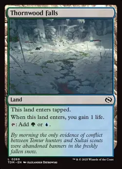 Thornwood Falls (269) Tarkir: Dragonstorm TDM MTG Magic - Image 1