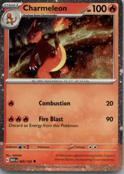 Charmeleon (Cosmos Holo) 005/165 Holo Promo Miscellaneous Cards & Products NM - Image 1