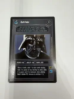 Star Wars CCG Darth Vader Premiere Card Black Border - Image 1