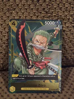 Roronoa Zoro (Event Pack Vol. 3) P-042 One Piece Promotion Cards Foil ENGLISH - Image 1