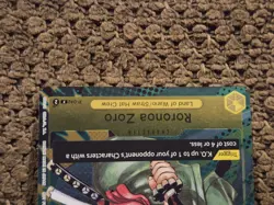 Roronoa Zoro (Event Pack Vol. 3) P-042 One Piece Promotion Cards Foil ENGLISH - Image 3