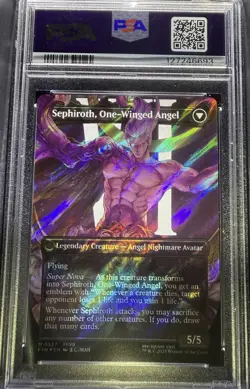 2025 MTG Final Fantasy EN Sephiroth PSA 10 Gem Surge Foil - Image 3