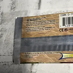 Rare Vintage Pokemon Card TCG Neo Discovery Booster Pack Open/EMPTY Scizor Vtg - Image 5