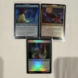 MTG Universes Beyond TMNT Foil 3-Card Lot April O'Neil, Neutrinos, Frog Butler - Image 1