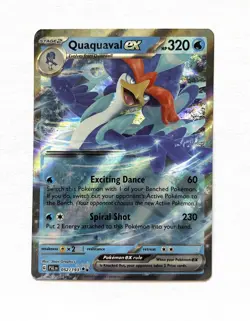 Quaquaval ex 052/193 Ultra Rare Paldea Evolved Pokemon Card NM - Image 1
