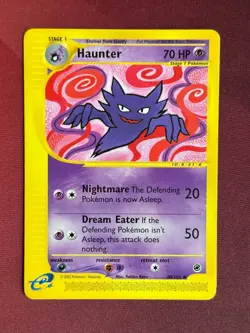HAUNTER 80/165 Expedition non-holo E-READER Pokemon TCG card NM+ CLEAN! - Image 1