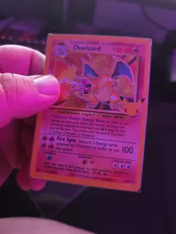 Pokemon TCG Charizard Celebrations 25th Anniversary Holo Rare Card 4/102 - Image 3