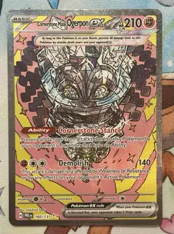 Pokemon TCG Cornerstone Mask Ogerpon EX Prismatic Evolutions Card 160/131 Sir NM - Image 1