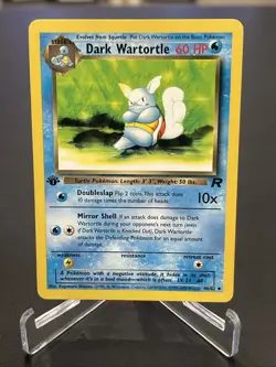 Pokemon Card - Dark Wartortle Team Rocket 46/82 Uncommon 1st Edition - Image 1