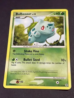 Lot Of 4 VINTAGE Pokemon TCG Bulbasaur Cards Including Base Set - Image 2