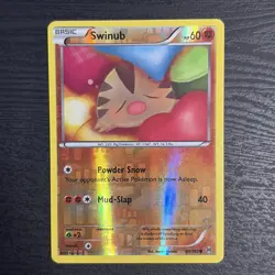 Lot of 4 Pokemon Breakthrough Cards 2015 Sandslash Swinub Piloswine Hippopotas - Image 3