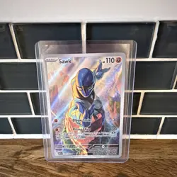 Pokemon Sawk TCG Illustration Rare Card 130/086 SV White Flare NM - Image 3