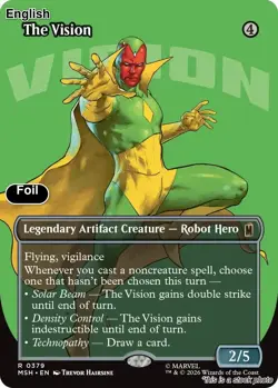 (Preorder) The Vision (Borderless) [MSH - 379]NMFoil - Image 1