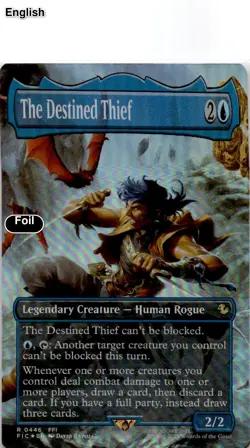 The Destined Thief (Borderless) Commander: FINAL FANTASY [FIC - 446] EN NM - Image 1