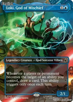 (Preorder) Loki, God of Mischief (Borderless) [MSH - 343]NM - Image 1