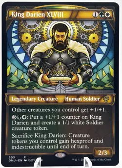 King Darien XLVIII 303 Showcase Dominaria United DMU MTG NM - Image 1