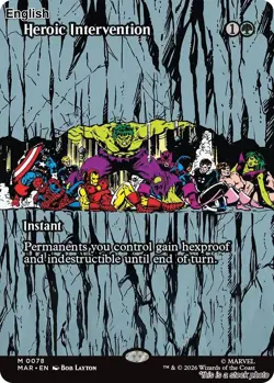 Heroic Intervention (0078) (Borderless) [MAR - 78]NM - Image 1