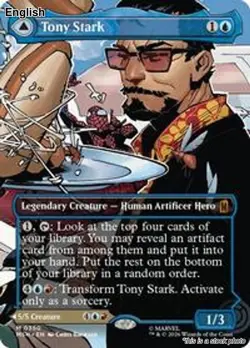 (Preorder) Tony Stark (Borderless) (0350) [MSH - 350]NM - Image 1