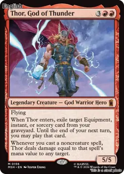 (Preorder) Thor, God of Thunder [MSH - 156]NM - Image 1