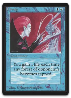 Lifetap (NM) Beta Edition LEB Magic MTG - Image 1