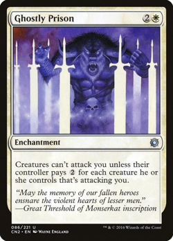 MTG magic 1x Ghostly Prison (M/NM) Conspiracy Take the Crown - Image 1