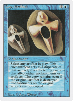 Copy Artifact (HP) Revised Edition 3ED Magic MTG - Image 1