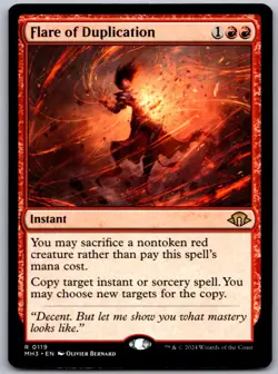 Flare of Duplication 119 R Modern Horizons 3 Magic: The Gathering NM - Image 1
