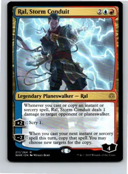 Magic the Gathering Ral, Storm Conduit War of the Spark MTG Free Shipping! - Image 1