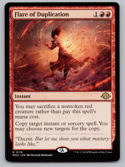 Flare of Duplication 119 Rare Modern Horizons 3 MTG Near Mint - Image 1