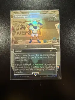 MTG Steelshaper's Gift (1632/3004) Secret Lair Drop Series NM FOIL- Rainbow - Image 1