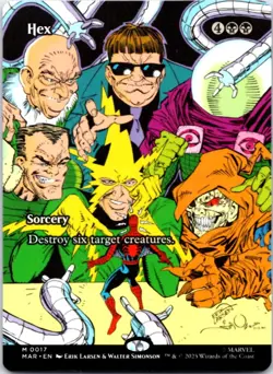Hex (Borderless) Marvel Universe Eternal-Legal, 17 NM - Image 1